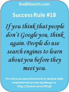 Career Success Rule #18