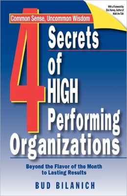 4 Secrets of High Performing Organizations Book Cover